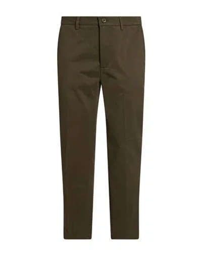 Teleria Zed Man Pants Military Green Size 32 Cotton, Elastane