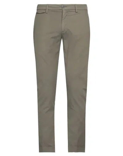 Teleria Zed Man Pants Military Green Size 40 Linen, Cotton, Elastane