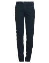 Teleria Zed Man Pants Navy Size 32 Cotton, Elastane In Blue