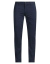 Teleria Zed Man Pants Midnight Blue Size 34 Cotton, Elastane In Navy