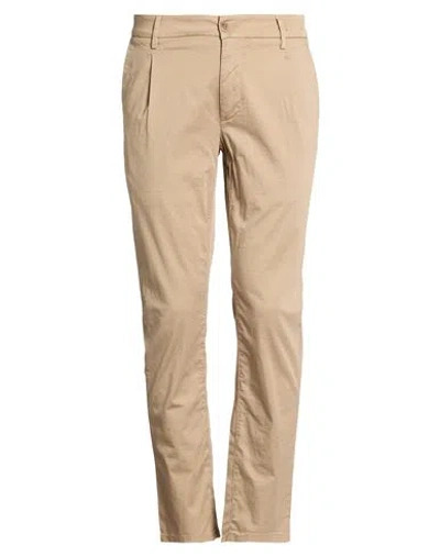 Teleria Zed Man Pants Sand Size 31 Cotton, Elastane In Nude