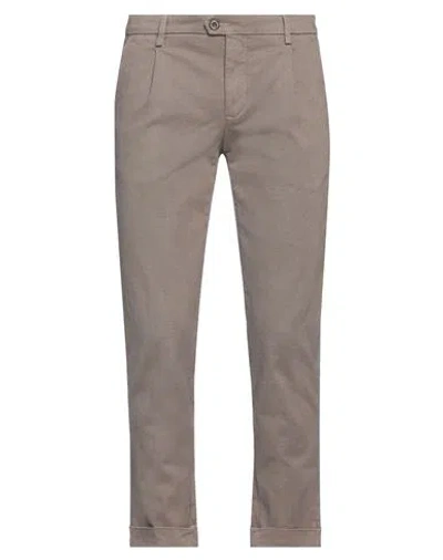 Teleria Zed Man Pants Sand Size 34 Cotton, Elastane In Beige
