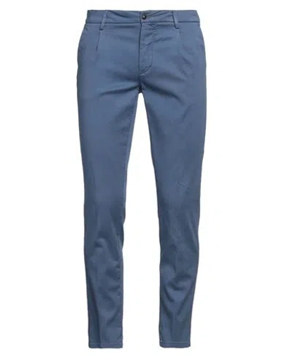 Teleria Zed Man Pants Slate Blue Size 33 Lyocell, Cotton, Elastane