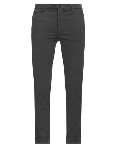 Teleria Zed Man Pants Steel Grey Size 31 Cotton, Elastane In Gray