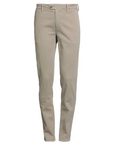 Teleria Zed Man Pants Taupe Size 30 Cotton, Elastane In Gray