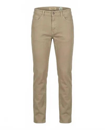 Teleria Zed Men's Cobra Five-pocket Jean In Old Beige In Brown