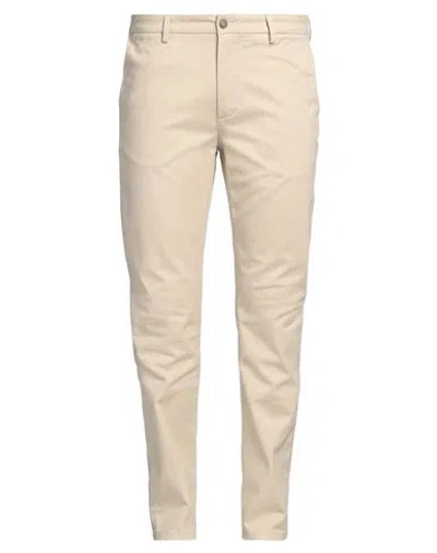 TELERIA ZED TELERIA ZED PLATINO MAN PANTS BEIGE SIZE 36 COTTON, ELASTANE