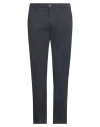 Teleria Zed Platino Man Pants Navy Size 38 Cotton, Elastane In Navy