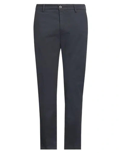 Teleria Zed Platino Man Pants Navy Size 38 Cotton, Elastane