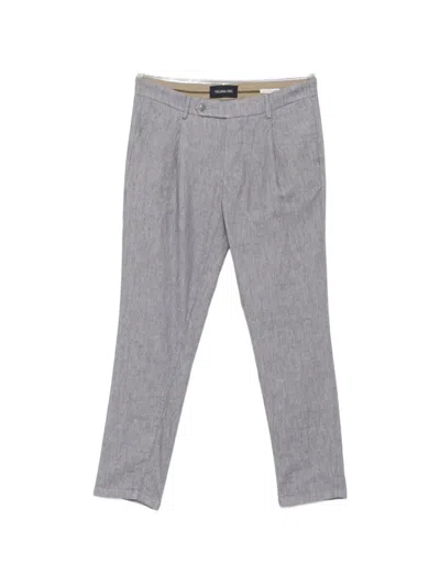 Teleria Zed Pleated Trousers In Gray