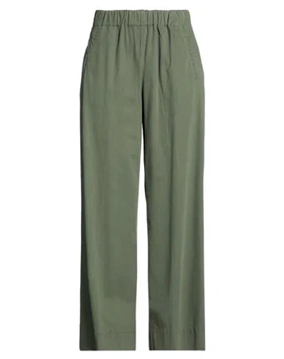 Teleria Zed Woman Pants Military Green Size 25 Modal, Cotton, Elastane