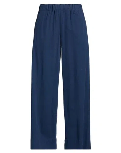 Teleria Zed Woman Pants Navy Size 25 Modal, Cotton, Elastane