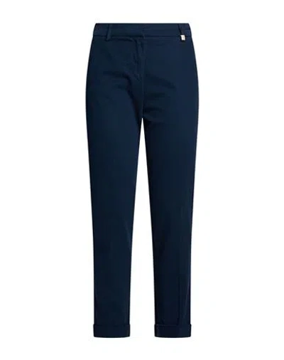Teleria Zed Woman Pants Navy Size 27 Modal, Cotton, Elastane