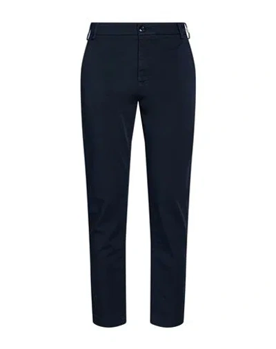 Teleria Zed Woman Pants Navy Size 32 Cotton, Polyester, Elastane