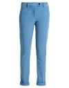 Teleria Zed Woman Pants Pastel Blue Size 29 Cotton, Elastane In Blue