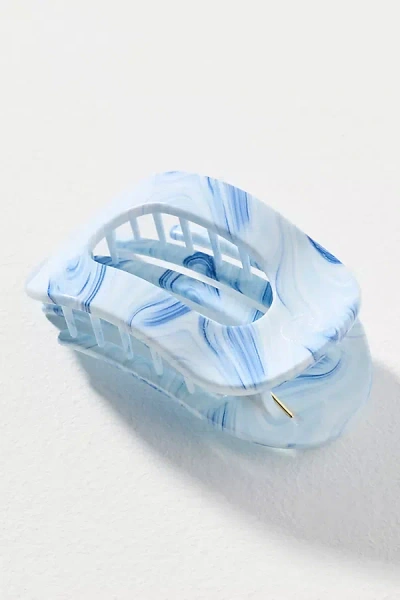 Teleties Flat Found Claw Hair Clip In Blue
