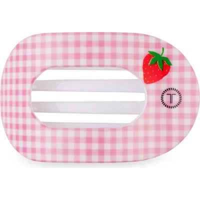 Teleties Flat Round Hair Clip In Multi