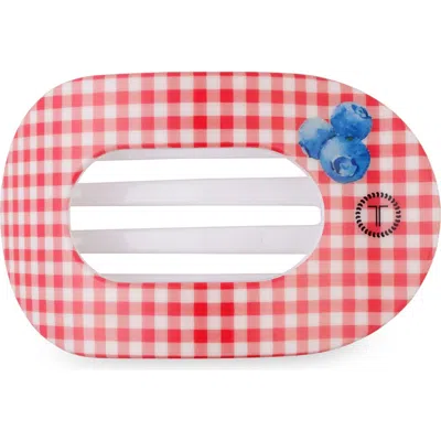 Teleties Flat Round Hair Clip In Multi