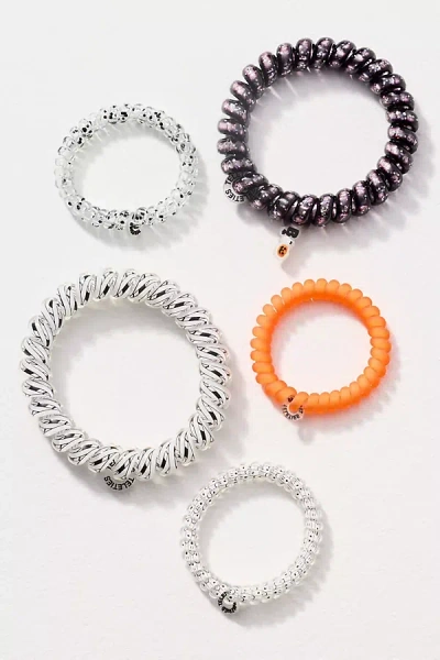 Teleties Halloween Mix Coil Hair Ties, Set Of 5 In Multi