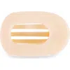 Teleties Large Flat Round Hair Clip In Neutral