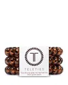 Teleties Large Hair Ties, Pack Of 3 In Brown
