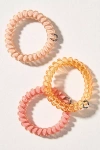 Teleties Large Spring Coil Hair Ties, Set Of 3 In Multi