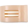 Teleties Medium Flat Rectangle Hair Clip In Neutral