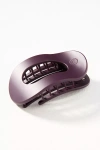 Teleties Medium Flat Round Hair Claw Clip In Purple