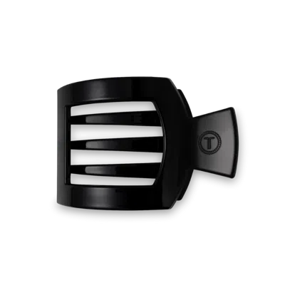 Teleties Medium Flat Square Hair Clip - Jet Black