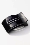 Teleties Medium Rectangle Hair Claw Clip In Black