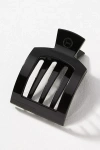 Teleties Medium Square Flat Hair Claw Clip In Black