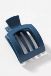 Teleties Medium Square Flat Hair Claw Clip In Blue