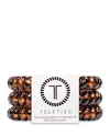 Teleties Small Hair Ties, Pack Of 3 In Brown