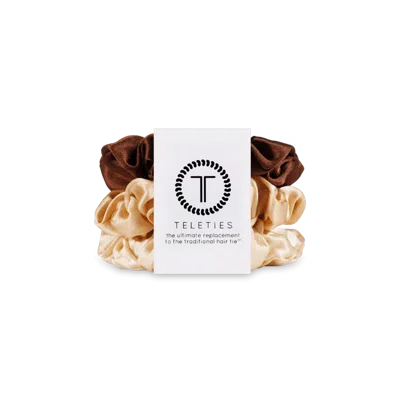 Teleties Small Silk Scrunchies - For The Love Of Nudes