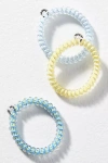 Teleties Large Spring Coil Hair Ties, Set Of 3