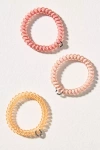 Teleties Small Spring Coil Hair Ties, Set Of 3 In Multi
