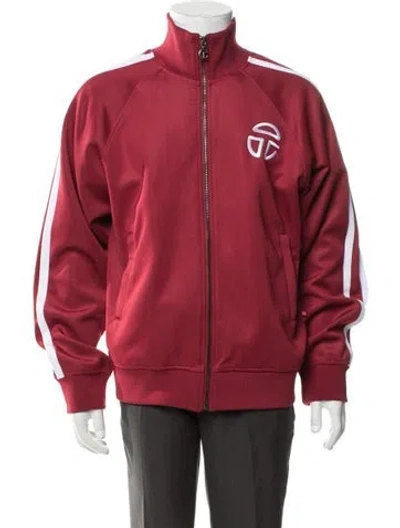 Pre-owned Telfar Bomber Jacket In Red