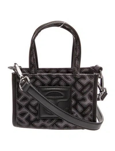 Pre-owned Telfar Canvas Shoulder Bag In Gray