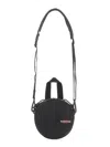 Telfar Circle Bag In Technical Fabric With Logo