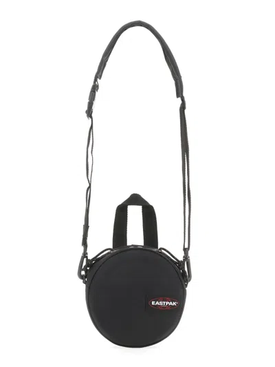 Telfar Circle Bag In Technical Fabric With Logo In Black