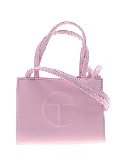 Pre-owned Telfar Crossbody Bag In Pink