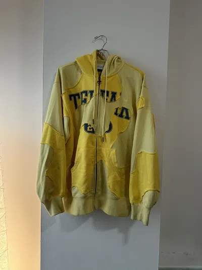 Pre-owned Telfar Cutout Hoodie In Yellow