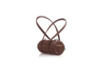 Pre-owned Telfar Duffle Small In Chocolate