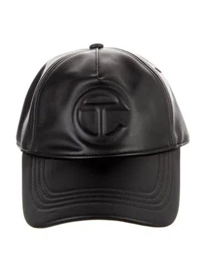 Pre-owned Telfar Embroidered Dad Cap In Black
