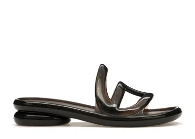 Pre-owned Telfar Jelly Slide Melissa Sneakers In Black