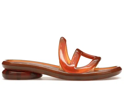 Pre-owned Telfar Jelly Slide Melissa Sneakers In Brown