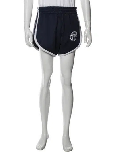 Pre-owned Telfar Jogger Shorts In Blue