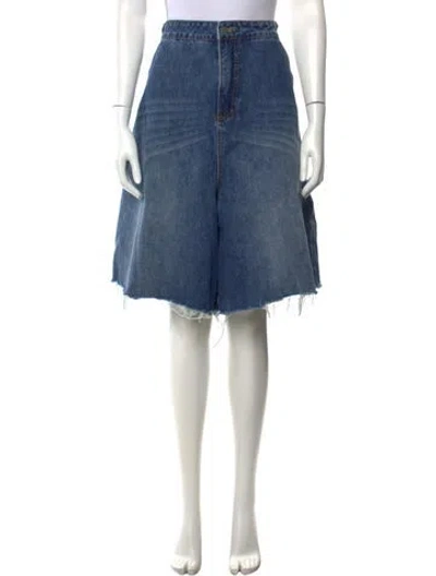 Pre-owned Telfar Knee-length Shorts In Blue