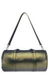 Telfar Large Faux Leather Duffle Bag In Acid