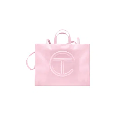 Pre-owned Telfar Large Shopping Bag 'ballerina' In Pink
